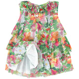 MultiTiered Bright Flowers Dress