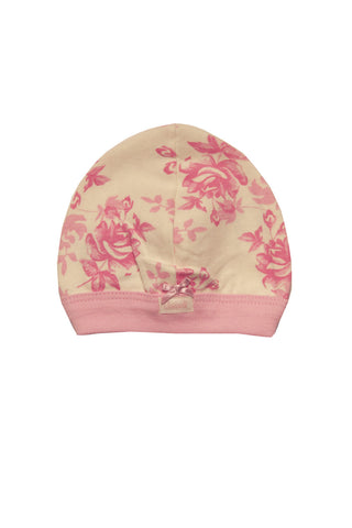 Floral Print Baby Cap